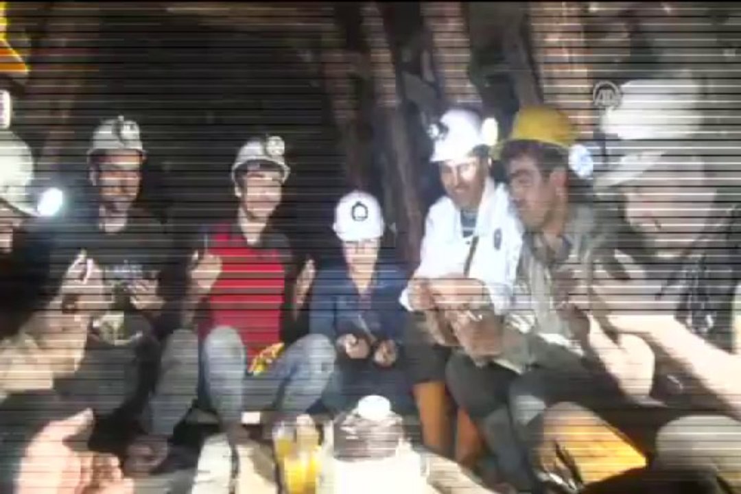 Maden ocağında yılbaşı