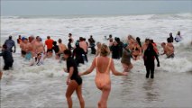Bain du Nouvel An 2014 au Touquet-Paris-Plage