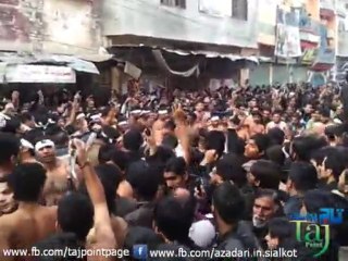Zanjeer Zani 28 Safar 2013-14 Markazi Imam Bargah Adda Passroriyaan Sialkot