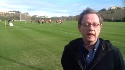 En direct pour le premier entraînement des Rouches à La Manga