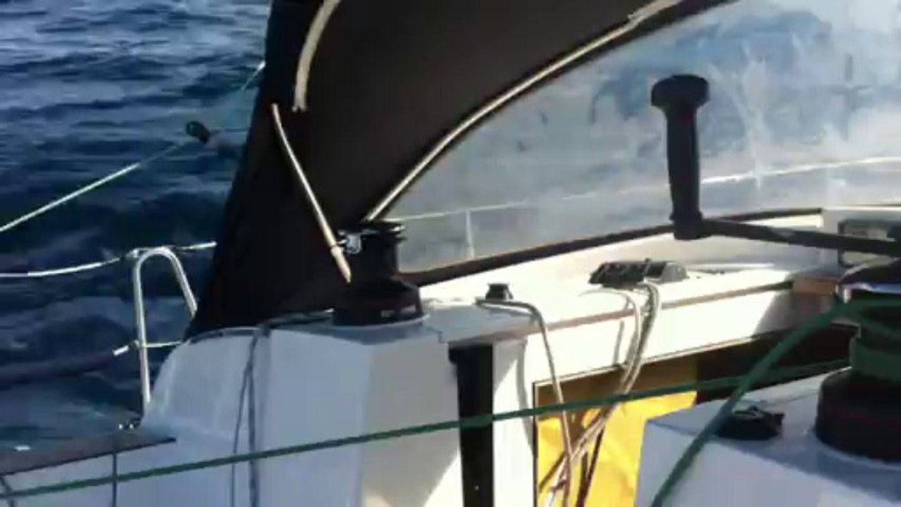Bormes Croisieres, Reves de voile, Elan 450, sous spi direction la corse