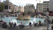 Bustling Central London, Picadilly Circus, Trafalgar Square.  Britain.  Europe Holidays