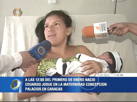 Conozca al primer bebé que nació en Caracas en 2014