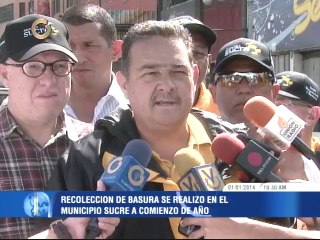 Alcaldías Metropolitana y de Sucre limpiaron la redoma de Petare