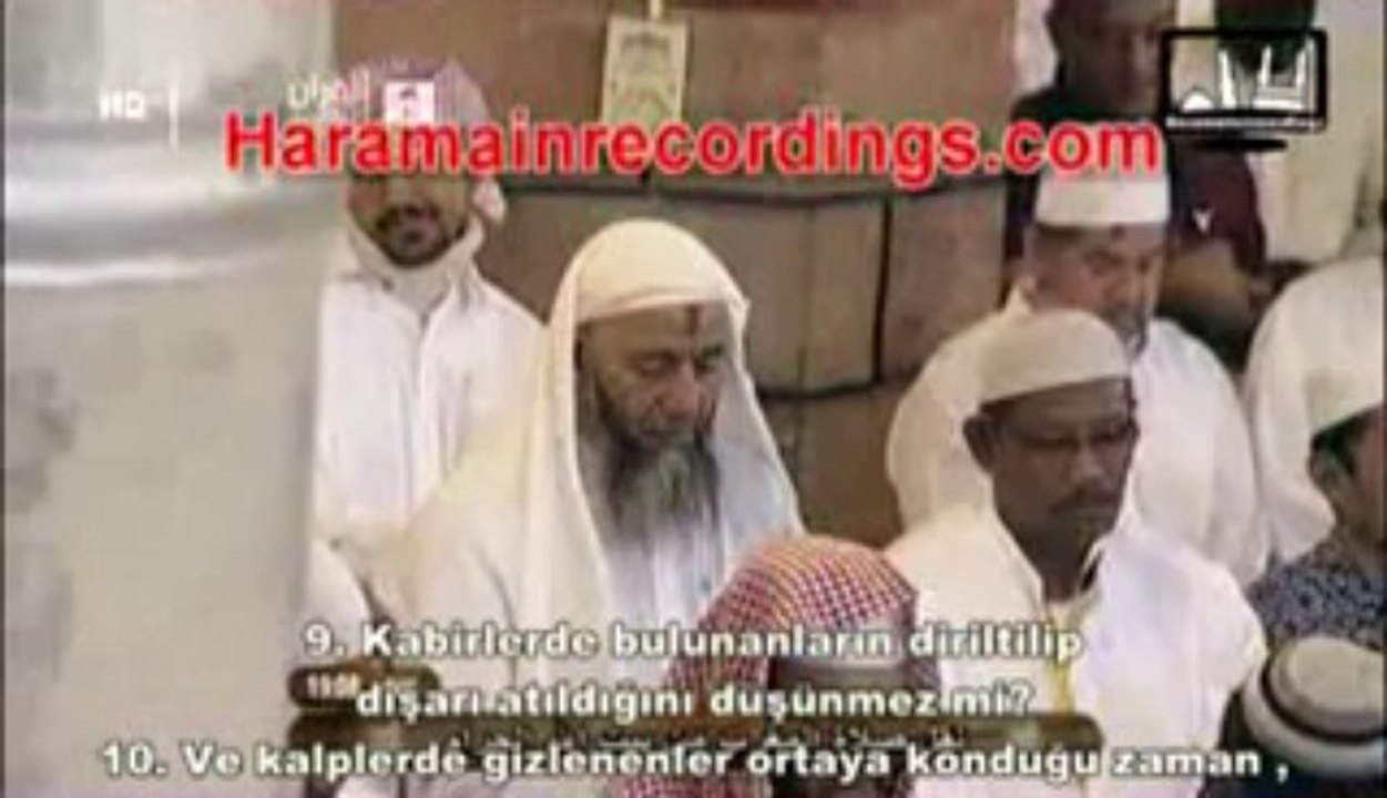 Kabe İmamı Sudeys ,Adiyat Suresini Okurken Ağlıyor TÜRKÇE MEALLİ