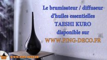 brumisateur et diffuseur d'huile essentielle électrique TAESHI KURO (coloris noir)