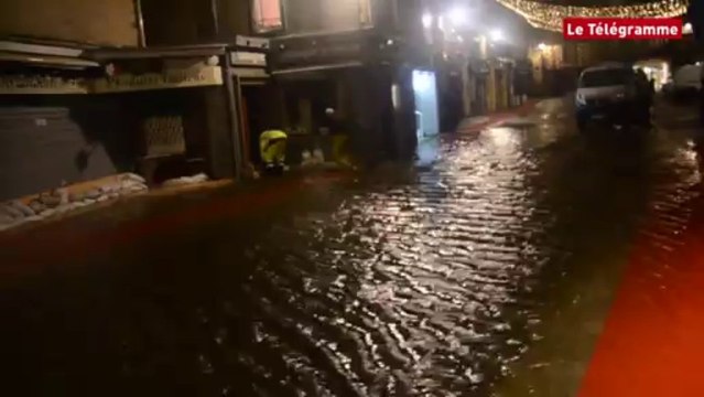 Vannes. Inondation au port