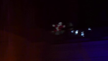 Descente en tyrolienne du pere noel 2013, Chalons en champagne