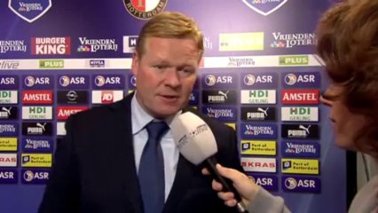 14-04-2012 Ronald Koeman na Feyenoord - Excelsior