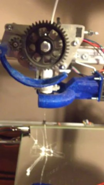 Extruding after failed print