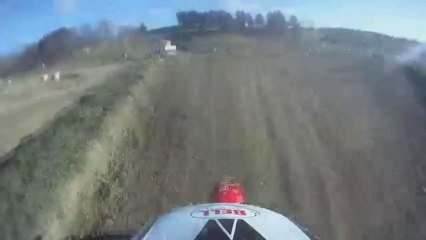 Dirt Bike Racing Track Crash - Broome Tioga