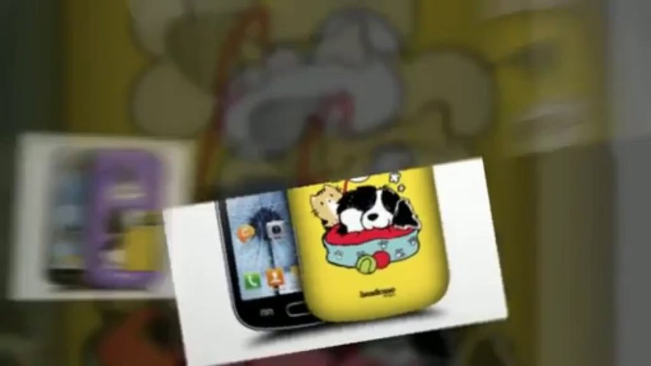 OSCAR AND HOWARD HARD BACK CASE COVER FOR SAMSUNG GALAXY S Duos S7562