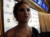 Demi Levato at American Music Awards Nominations 2010
