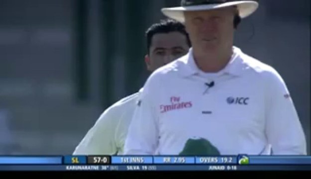 Junaid Khan took 4th Five wicket haul against Lanka - 1st Test_ Pakistan vs Sri Lanka in UAE 2013_14