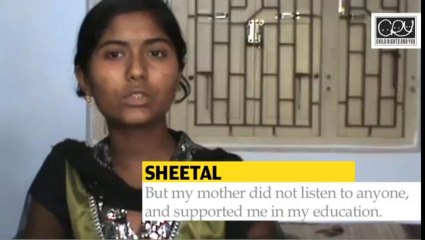 Eliminate Discrimination. Not the Girl Child