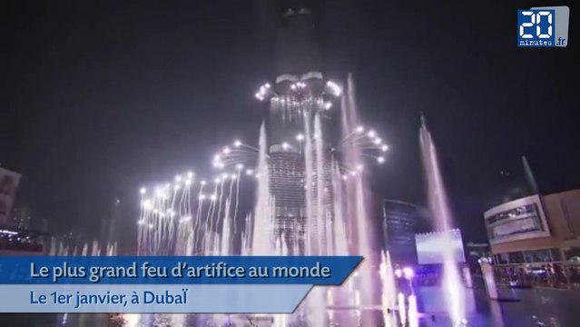 Le plus grand feu d'artifice au monde tiré à Dubaï