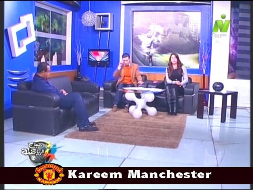 الاعلاميه سها ابراهيم فى صباح الرياضه مع د عادل كريم الكره العالميه 2 يناير 2014