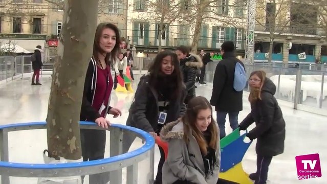Les stagiaires de Tvcarcassonne ont testé pour vous : la patinoire ! De beaux moments de chutes et de fous rires...