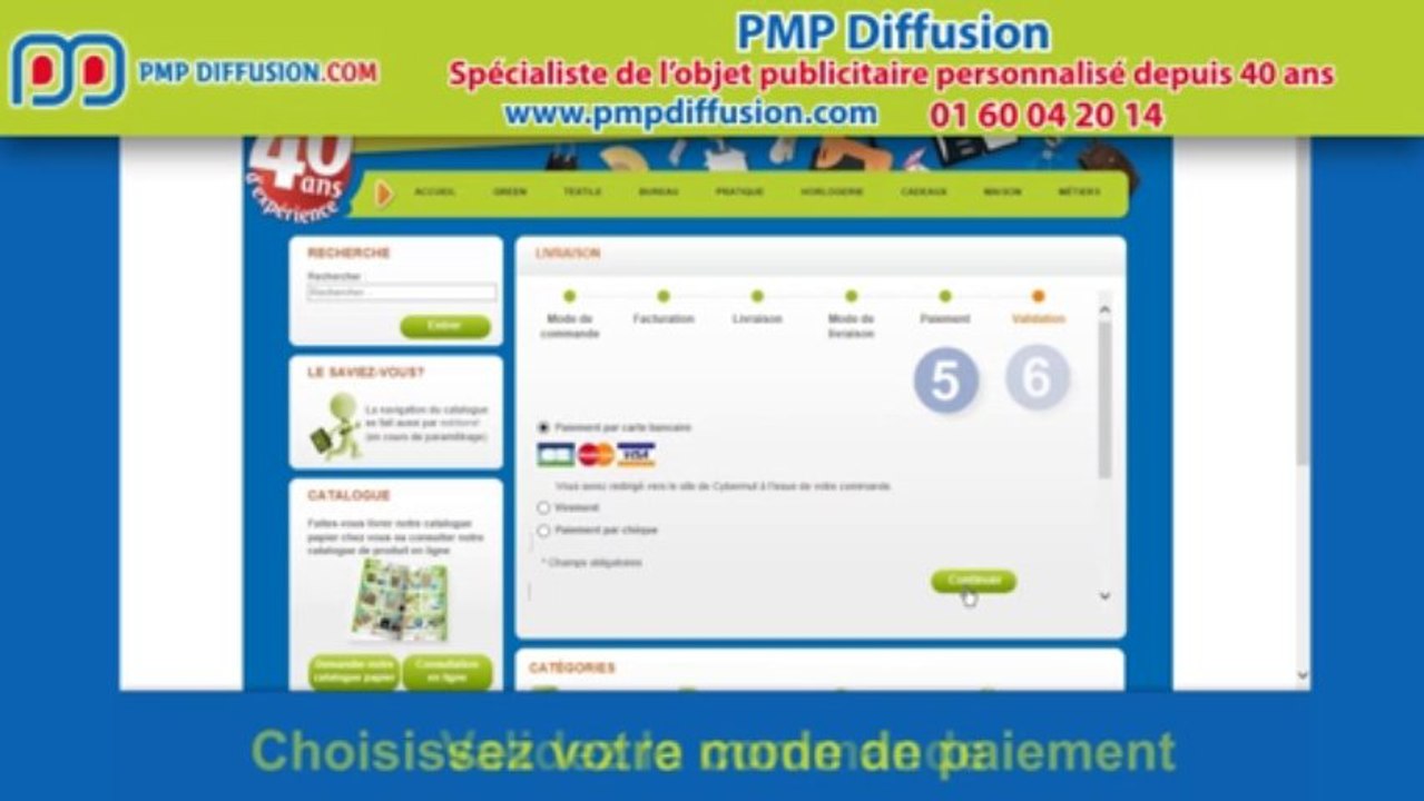 Commander les Objets publicitaires personnalisés PMP Diffusion