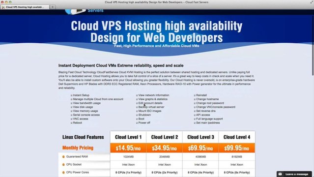 CloudFastServers Cloud Web Hosting VPS KVM VMs SSD Cloud Free WHM Cheap Plans