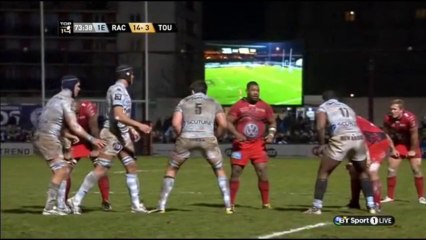 La fin de match difficile du RCT face au Racing Métro