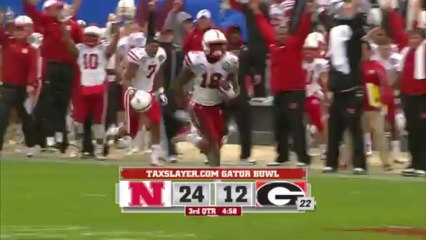 Nebraska Quincy Enunwa Scores Epic 99-yard Touchdown!!