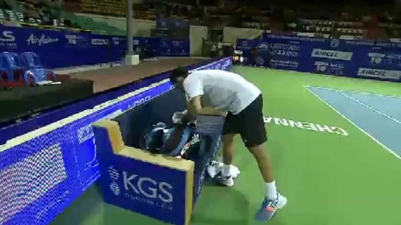 Fabio Fognini vs Yuki Bhambri - ATP Chennai 2014 - Secondo Turno - Livetennis.it