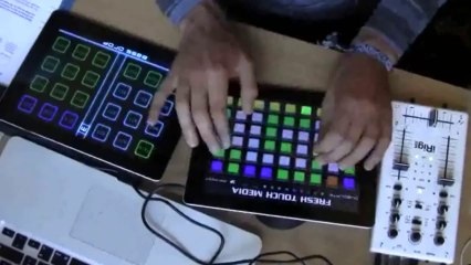 Dubslate Dubstep Pads vs Bass Drop Apps mixed through an iRig MIX