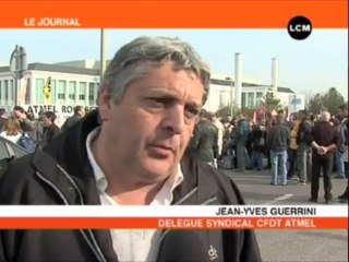 Rouset : les salariés d'Atmel en grève illimitée