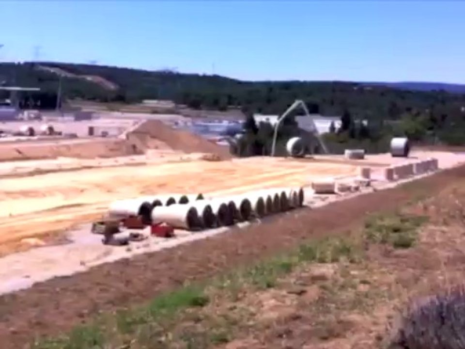 Visite guidée du chantier d'Iter; à Cadarache
