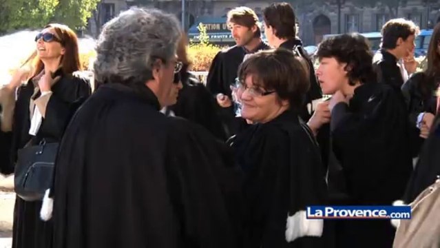 Marseille : les avocats mobilisés contre la réforme de la garde à vue