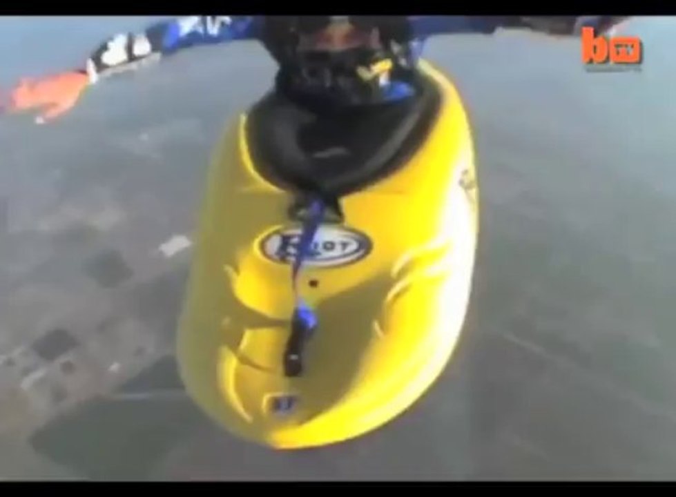 Skyaking - Sky Diving In A Kayak!! Miles Daisher Extreme Jump!!
