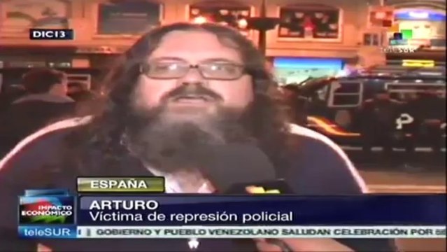 España: ante las protestas sociales el gobierno responde con violencia