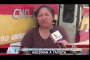 Ex pareja habría ordenado asesinato de taxista en San Juan de Lurigancho