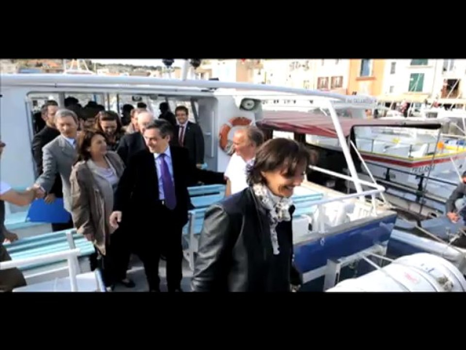 Parc National des calanques : visite de François Fillon