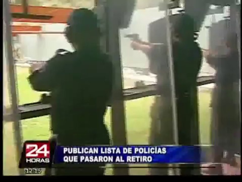 Lista completa de oficiales de la Policía Nacional que pasaron al retiro