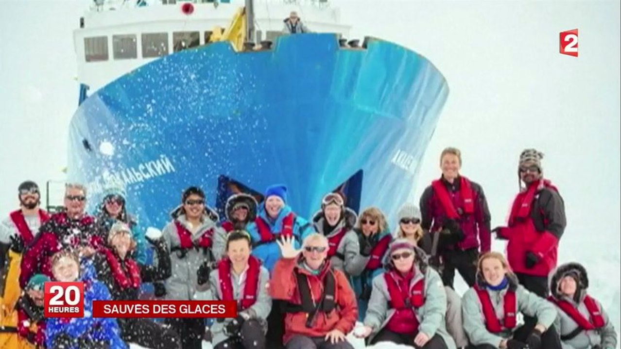 Sauvetage réussi pour les passagers du navire prisonnier de l'Antarctique