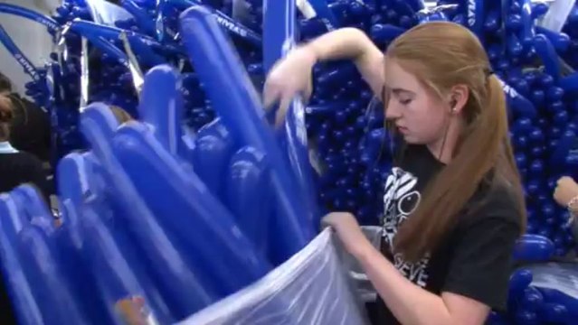 Nivea Balloon Team Prepares for Times Square New Year's Eve
