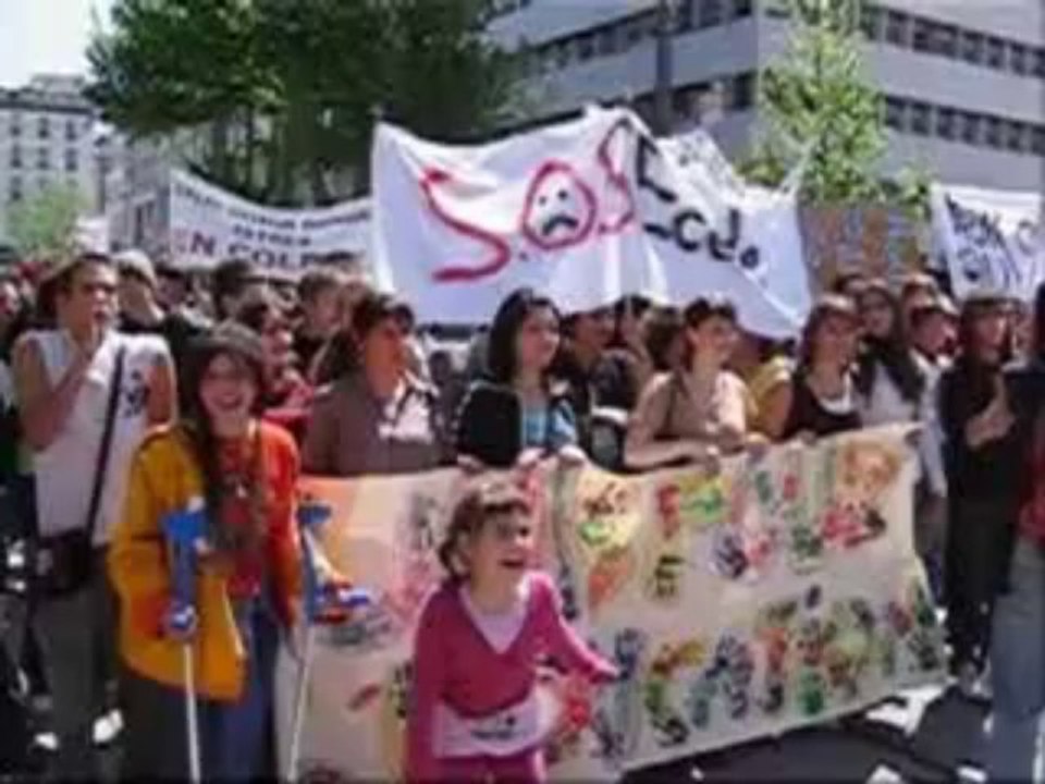 Les lycéens manifestent