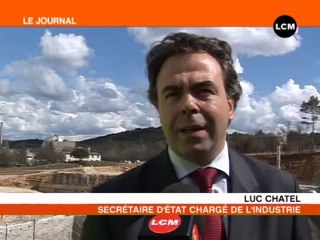 Luc Chatel en visite sur le site d'Iter