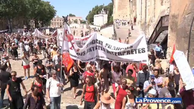 Manifestation des intermittents du spectacle