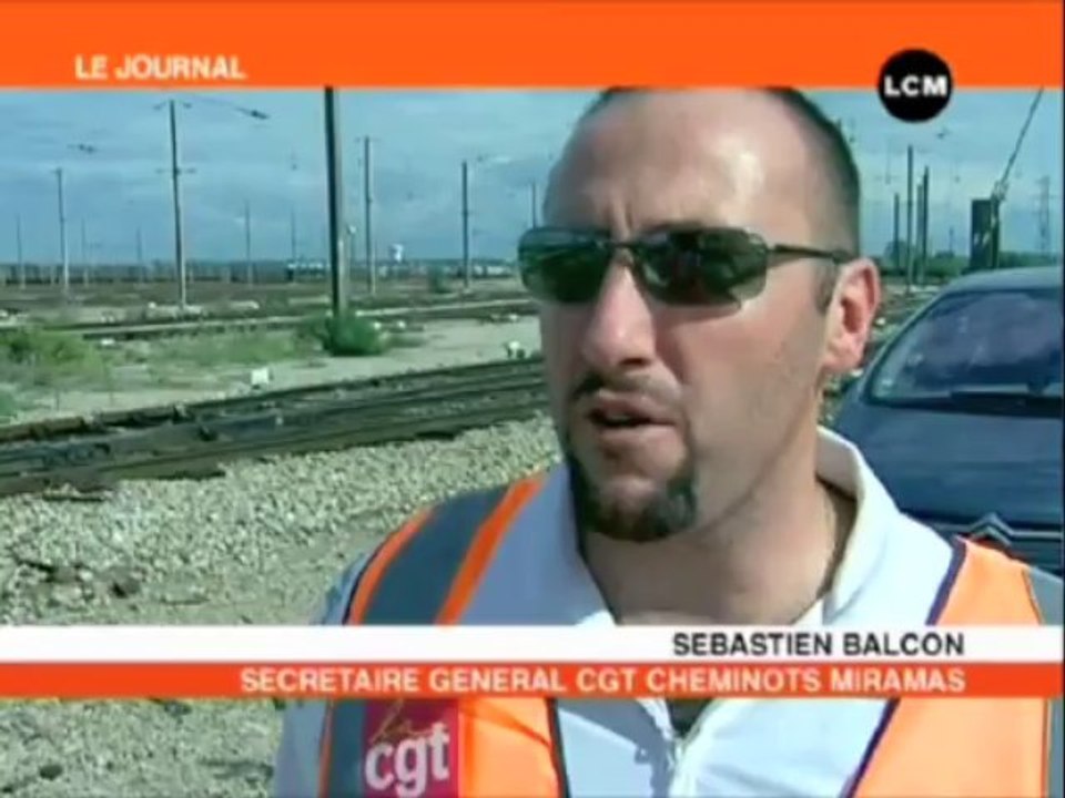 L'activité fret menacée à la gare de triage de Miramas