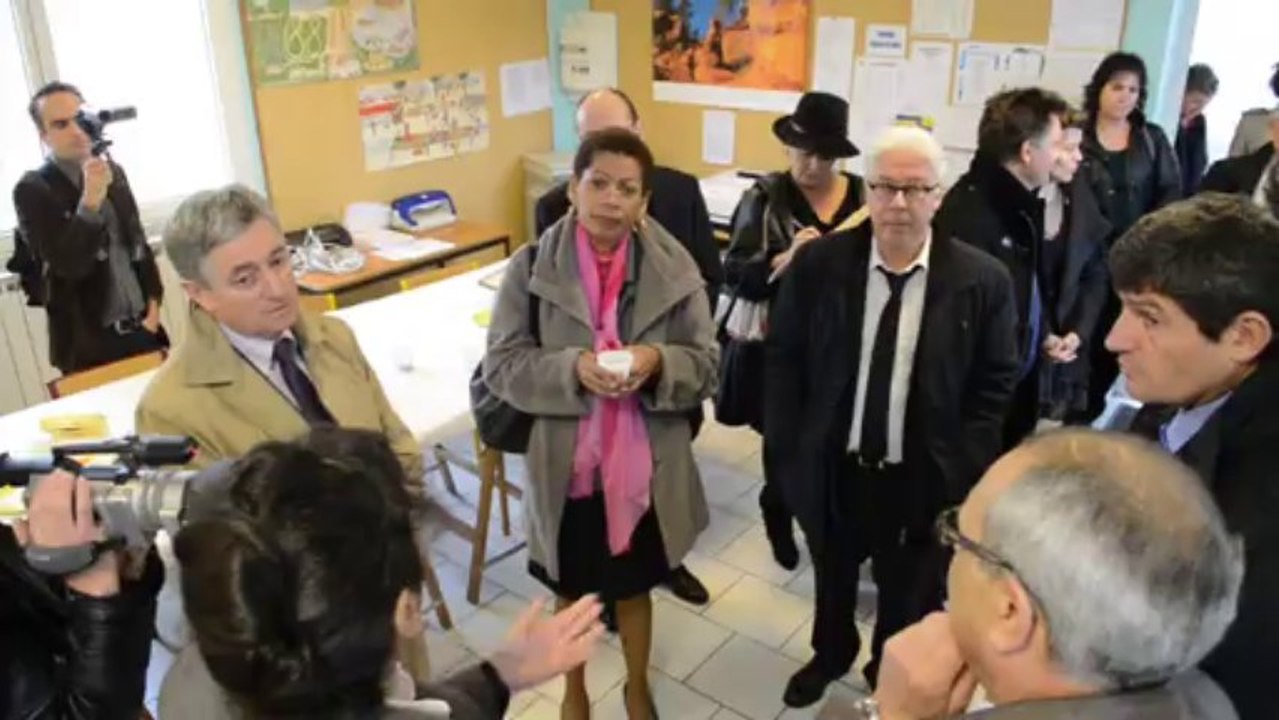 Visite de la ministre déléguée à la réussite sc...