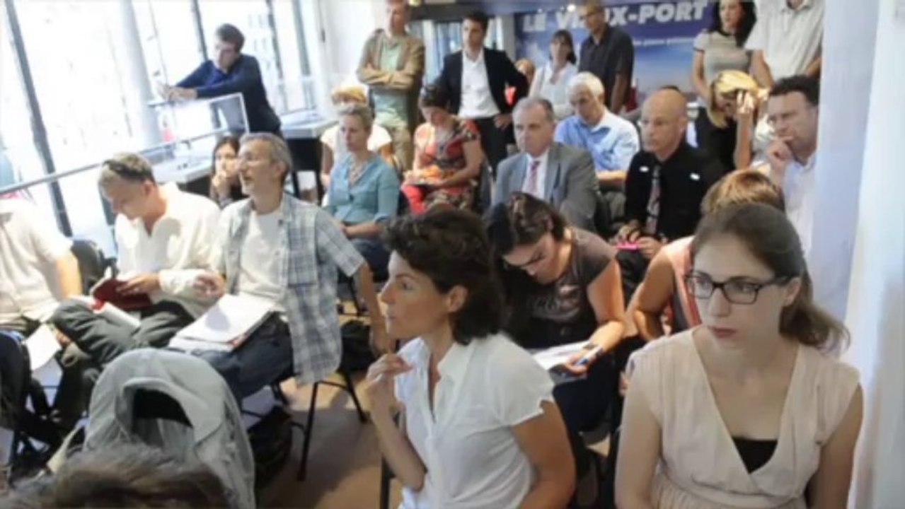 Caselli présente les travaux d'aménagement du Vieux Port