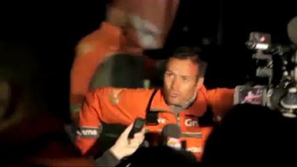 L'arrivée de Franck Cammas  à Galway