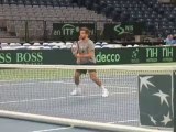 Coupe Davis : dernier entraînement pour Arnaud Clément à Belgrade