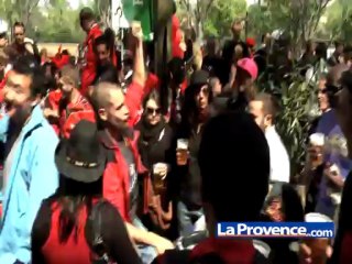 Toulon-Toulouse : la vague rouge et noire a envahi le Vélodrome
