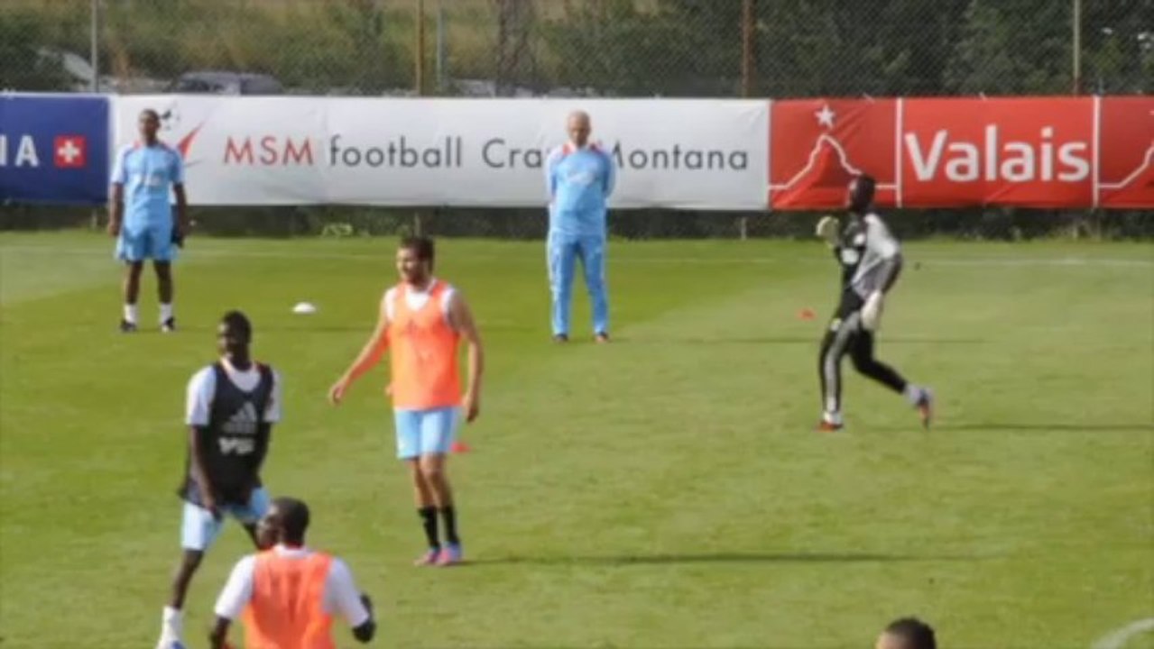Baup dirige son premier entraînement