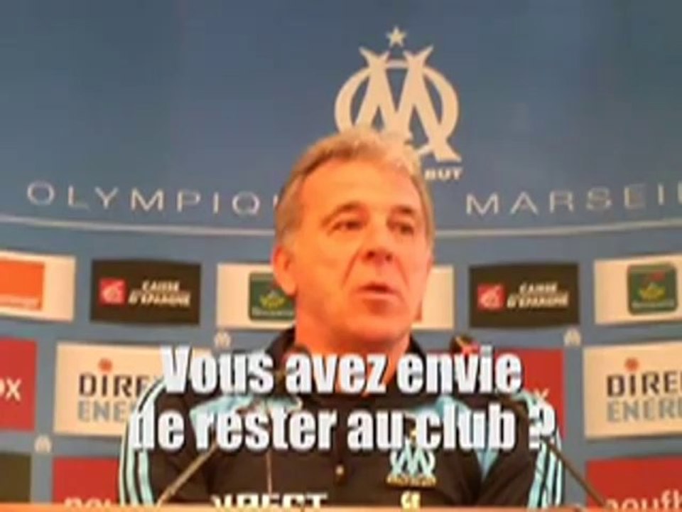 Eric Gerets et son avenir à l'OM