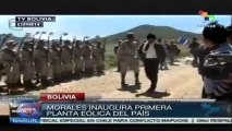 Presidente Morales inaugura primera planta eólica de Bolivia